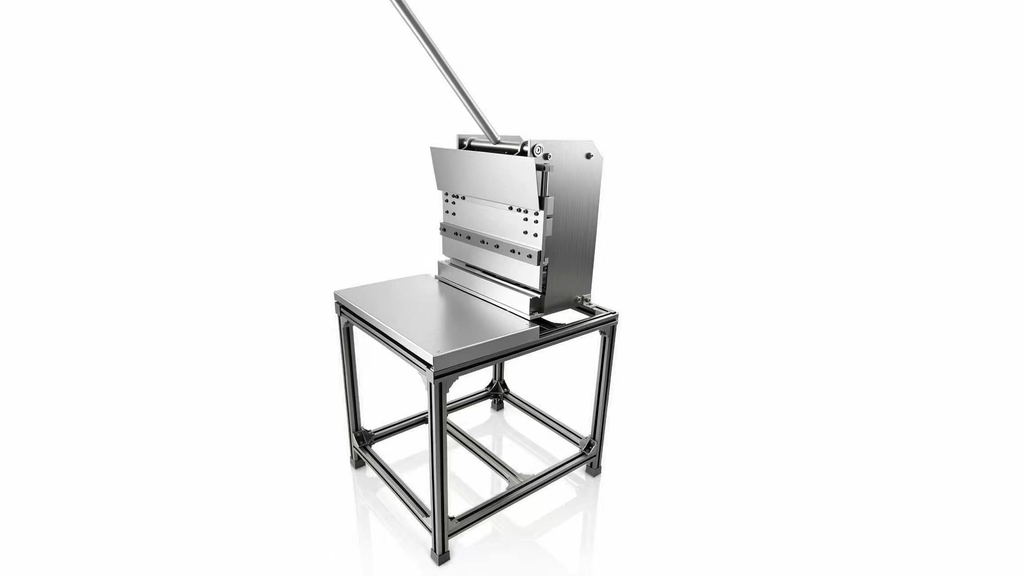 METEC Manual press brake compact angled view