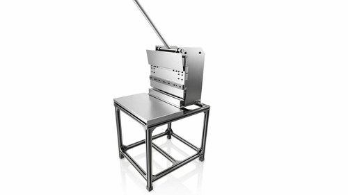 METEC Manual press brake compact angled view